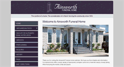 Desktop Screenshot of ainsworthfuneralhome.com